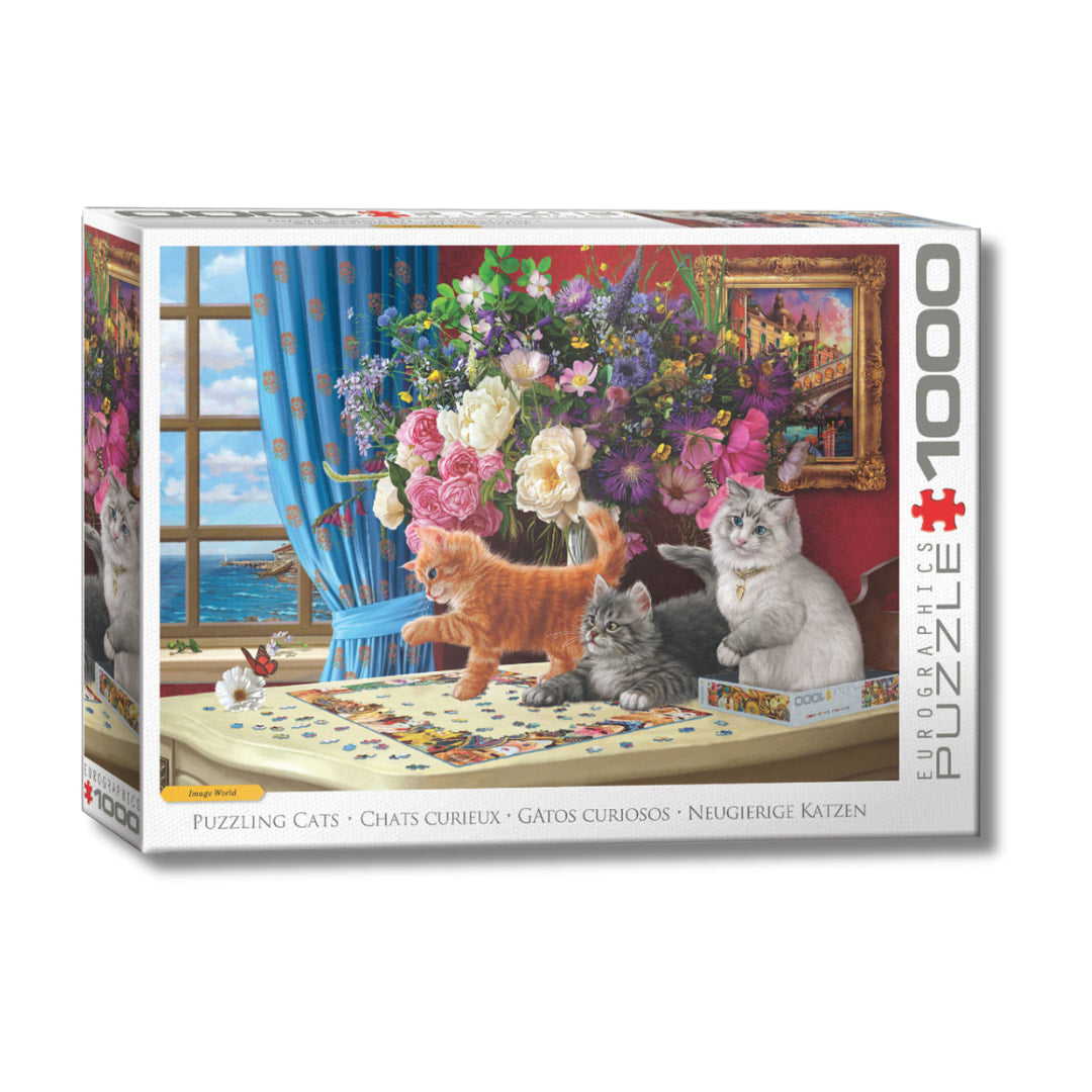 Eurographics Puzzles - Puzzling Cats 1000 Piece Puzzle - The Puzzle Nerds 