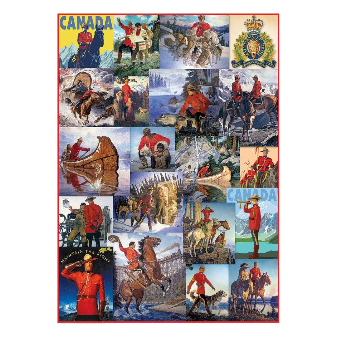 Eurographics Puzzles - Royal Canadian Mounted Police 1000 Piece Puzzle - The Puzzle Nerds 