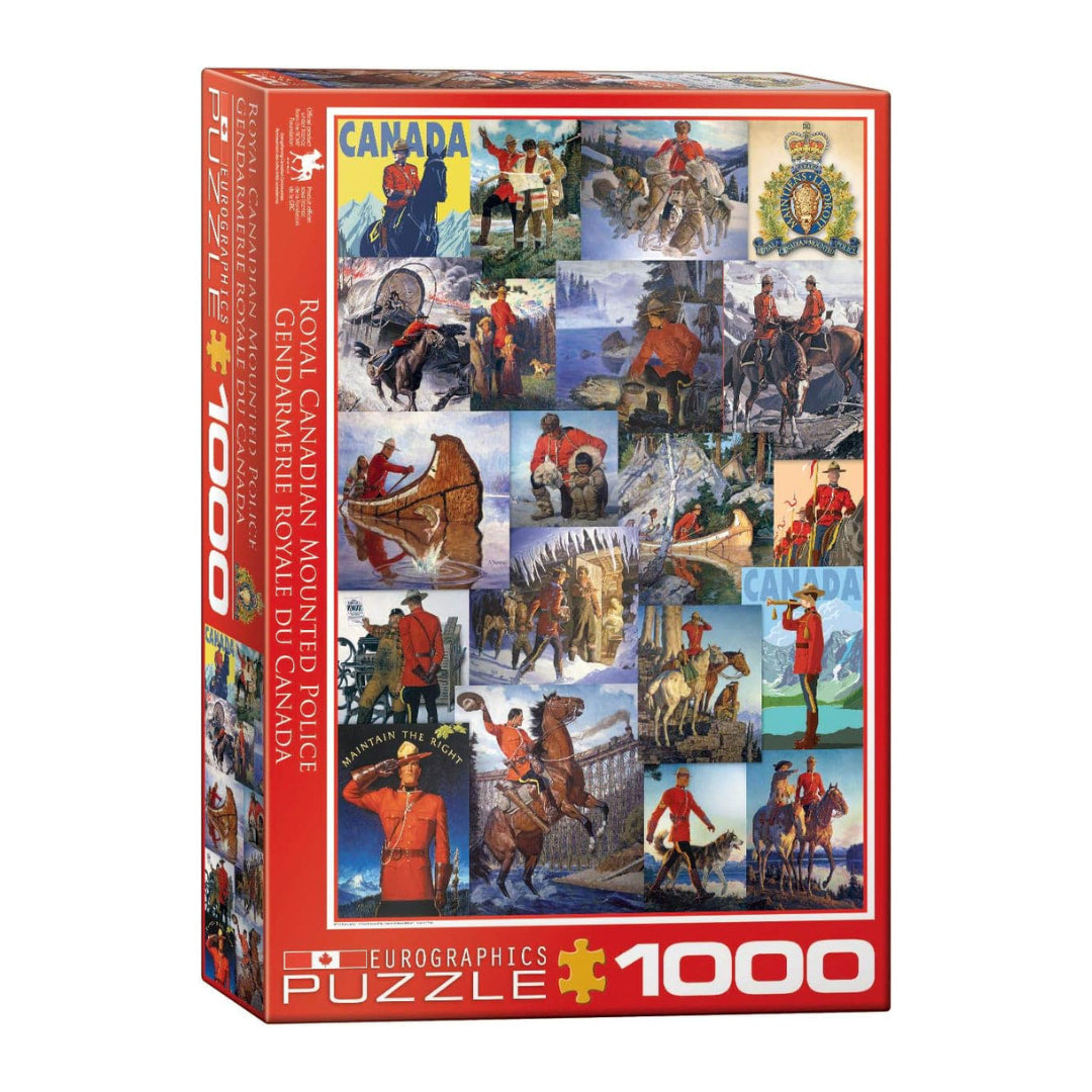 Eurographics Puzzles - Royal Canadian Mounted Police 1000 Piece Puzzle - The Puzzle Nerds 