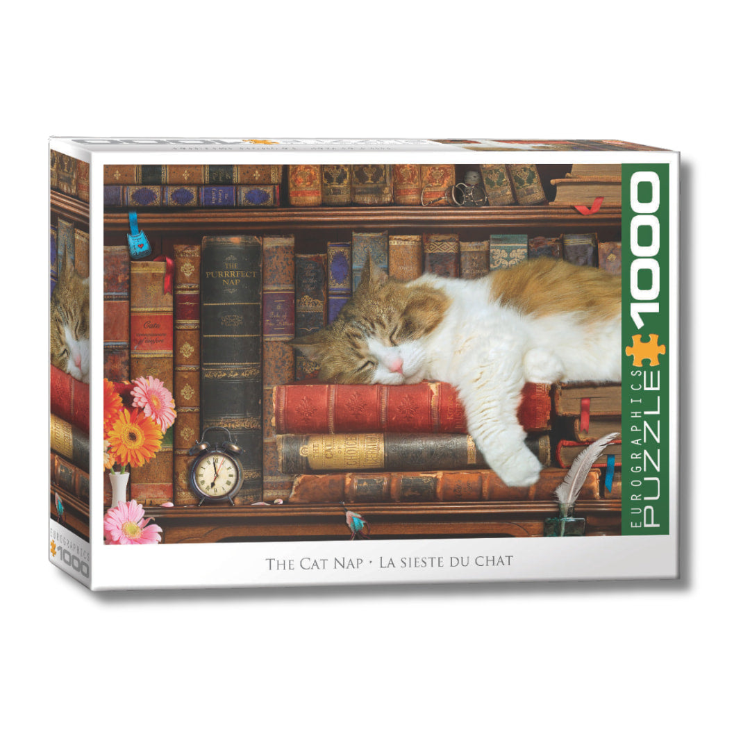 Eurographics Puzzles - The Cat Nap 1000 Piece Puzzle 1000 pc Puzzle - The Puzzle Nerds  