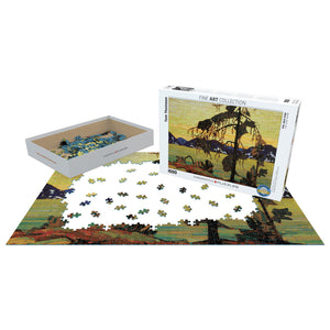 Eurographics Puzzles - The Jack Pine by Tom Thomson 1000 Piece Puzzle - The Puzzle Nerds  