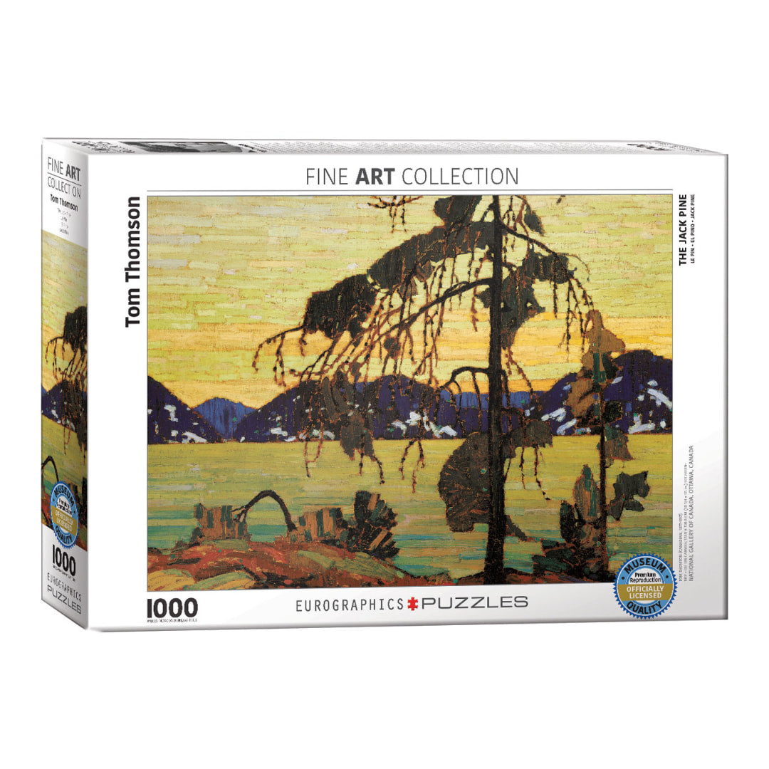Eurographics Puzzles - The Jack Pine by Tom Thomson 1000 Piece Puzzle - The Puzzle Nerds  