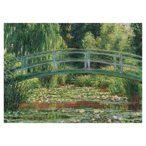 Eurographics Puzzles - The Japanese Footbridge by Claude Monet 1000 Piece Puzzle - The Puzzle Nerds  