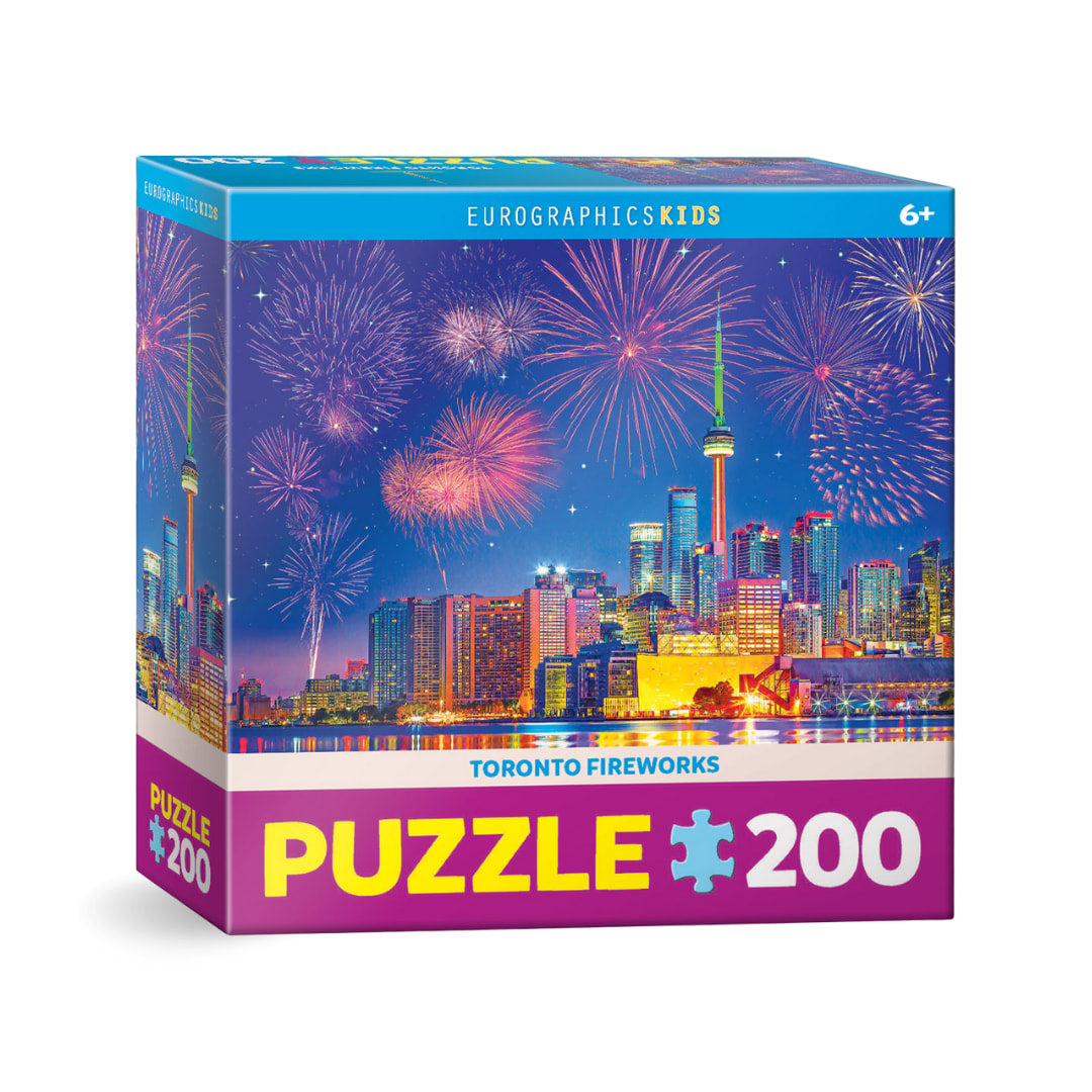 Eurographics Puzzles - Toronto Fireworks 200 Piece Puzzle - The Puzzle Nerds 