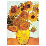 A painting of sunflowers by Vincent Van Gogh