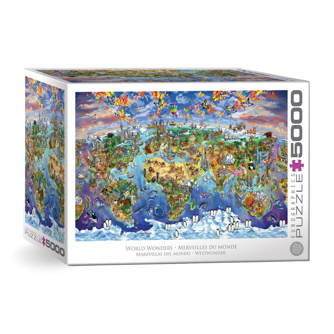 Eurographics Puzzles - World Wonders 5000 Piece Puzzle - The Puzzle Nerds 