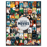 Galison - 50 Must-Watch Movies Bucket List 1000 Piece Puzzle - The Puzzle Nerds