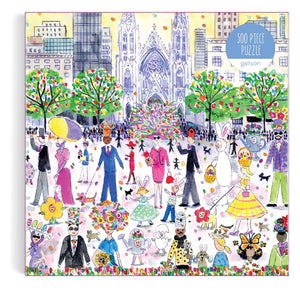 Galison - Michael Storrings Easter Parade 500 Piece Puzzle Piece - The Puzzle Nerds 