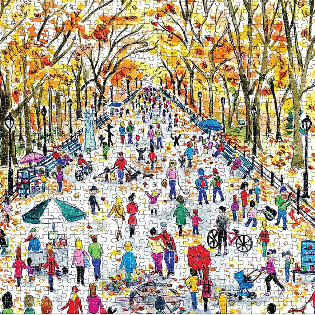 Michael Storrings Fall In Central Park 1000 Piece Puzzle – The Puzzle Nerds