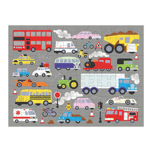 Galison - On The Move 100 Piece Double-Sided Puzzle - The Puzzle Nerds