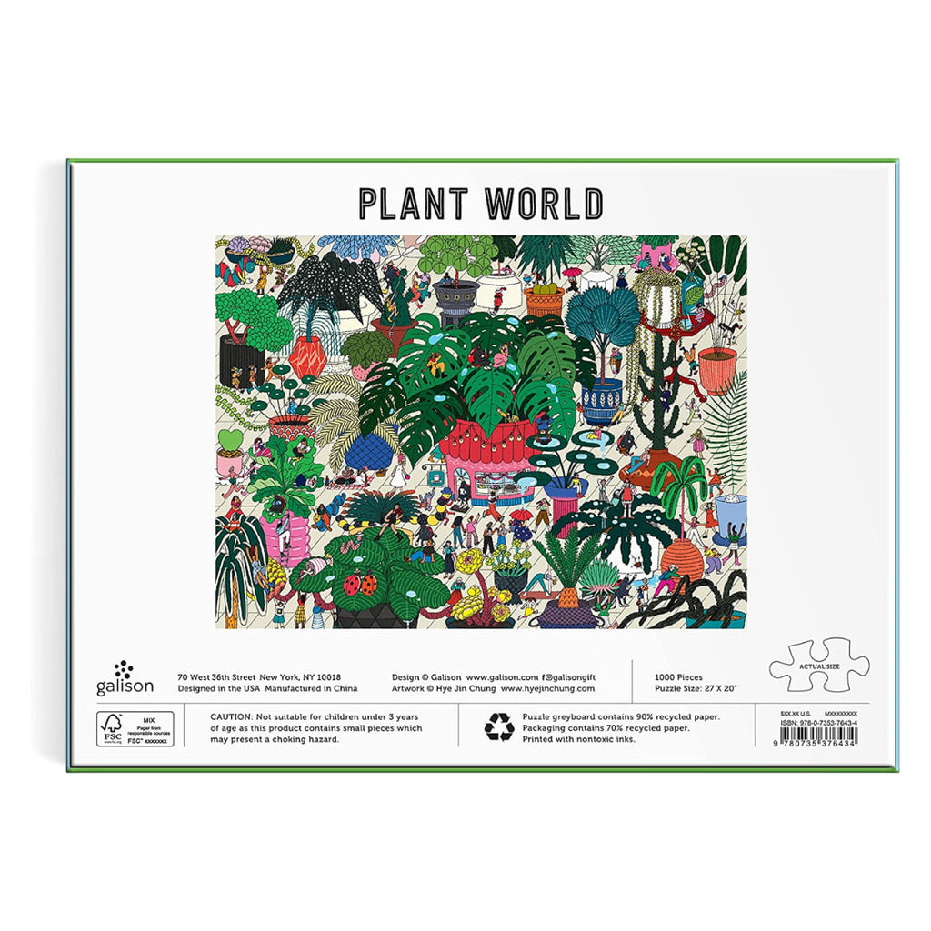 Galison - Plant World 1000 Piece Puzzle - The Puzzle Nerds