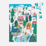 Galison Puzzles - Alpine Cottage 130 Piece Mini Puzzle Ornament - The Puzzle Nerds  