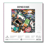 back of Christmas cat puzzle image of cats at Christmas