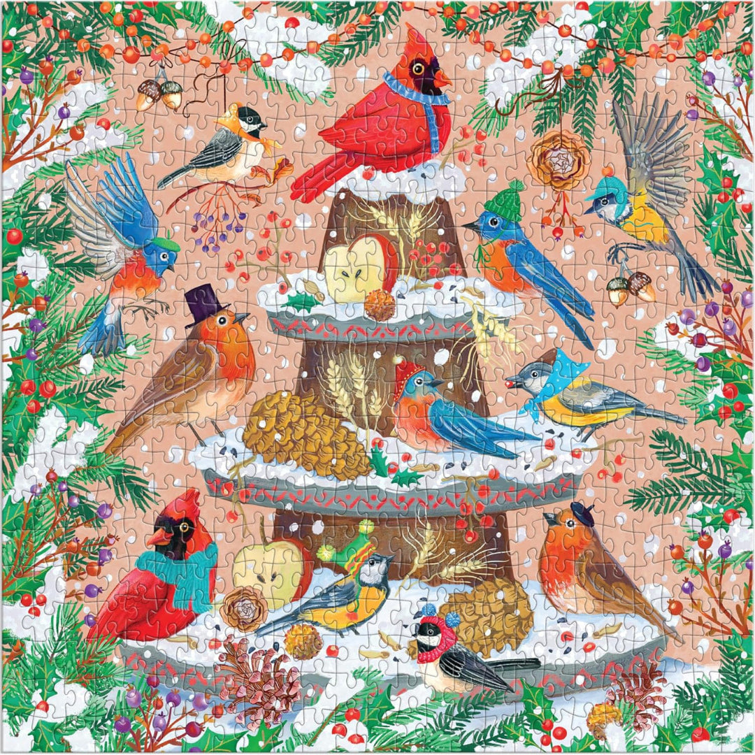 Festive Feathers 500 Piece Foil Puzzle