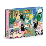 Galison Puzzles - Glamour Cats 1000 Piece Puzzle  - The Puzzle Nerds