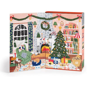 Galison Puzzles - Home for the Holidays 500 Piece Advent Puzzle Calendar - The Puzzle Nerds  