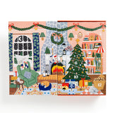 Galison Puzzles - Home for the Holidays 500 Piece Advent Puzzle Calendar - The Puzzle Nerds  