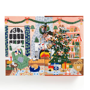 Galison Puzzles - Home for the Holidays 500 Piece Advent Puzzle Calendar - The Puzzle Nerds  