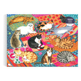 Galison Puzzles - Lounging Cats 1000 Piece Puzzle - The Puzzle Nerds  