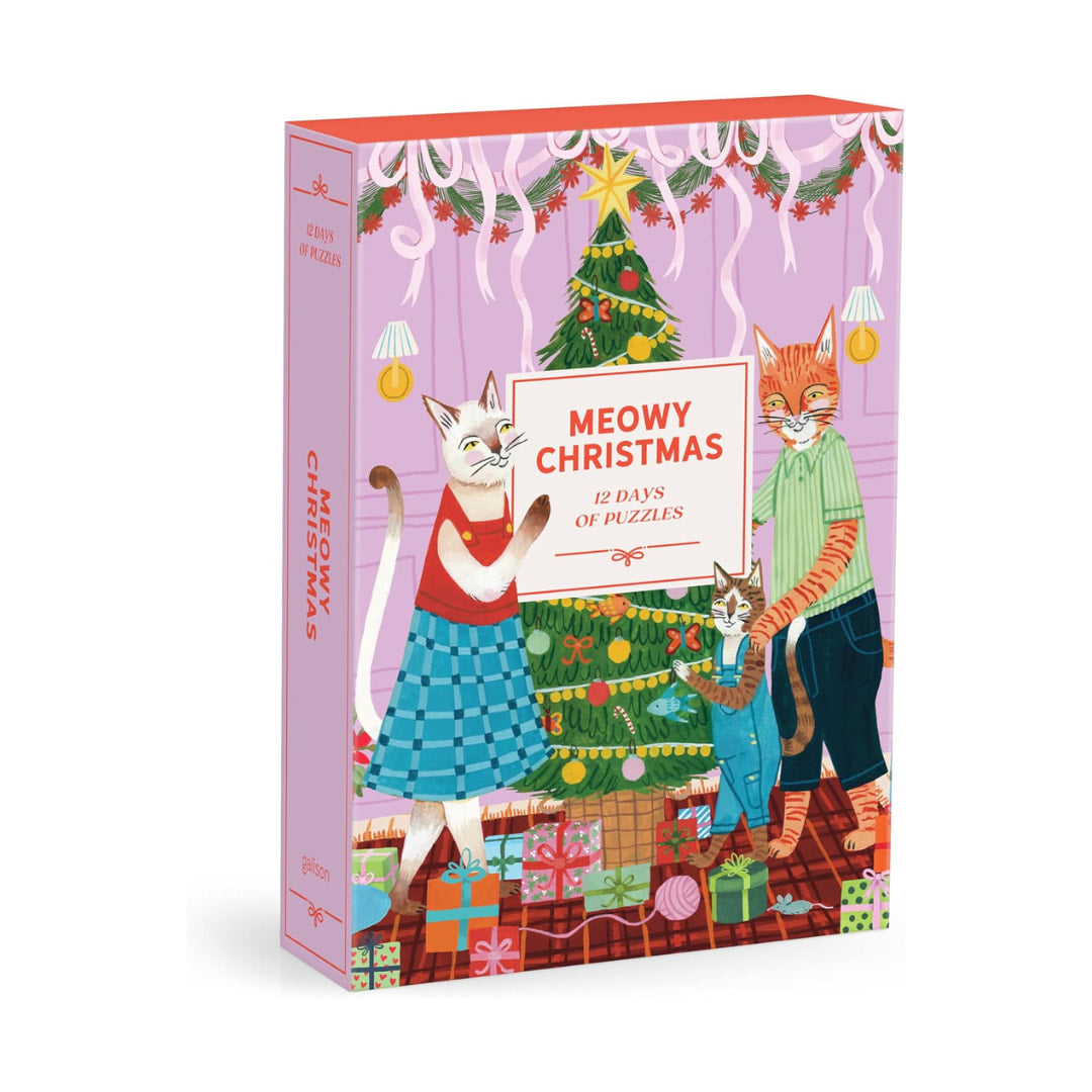 Meowy Christmas jigsaw puzzle advent calendar