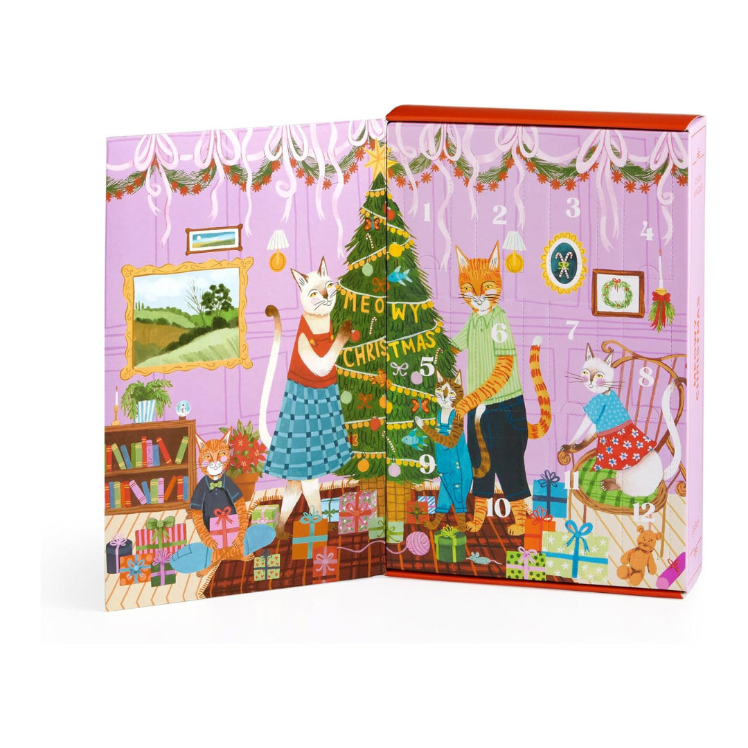 Meowy Christmas jigsaw puzzle advent calendar
