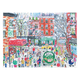 Michael Storrings Christmas In Greenwich Village 1000 Piece Puzzle