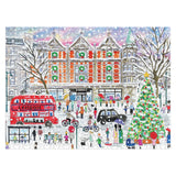 Galison Puzzles - Michael Storrings Christmas in London 1000 Piece Jigsaw Puzzle - The Puzzle Nerds  