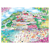 Galison Puzzles - Michael Storrings Coast Of Italy 1000 Piece Puzzle - The Puzzle Nerds