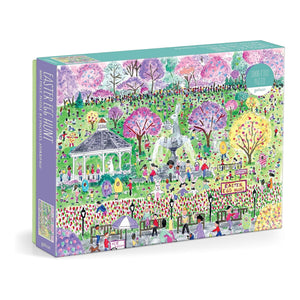 Galison Puzzles - Michael Storrings Easter Egg Hunt 1000 Piece Puzzle  - The Puzzle Nerds