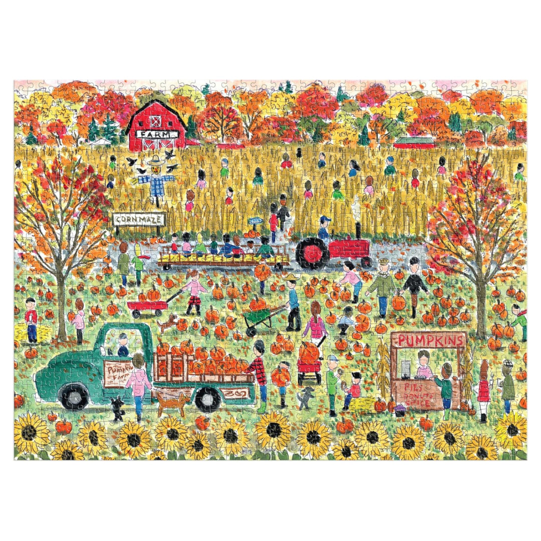 Michael Storrings Pumpkin Patch 1000 Piece Puzzle