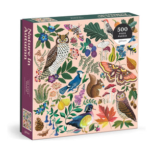 Galison Puzzles - Nature In Autumn 500 Piece Puzzle - The Puzzle Nerds  