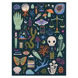 Galison Puzzles - Occult & Curious 1000 Piece Glow In The Dark Puzzle - The Puzzle Nerds  