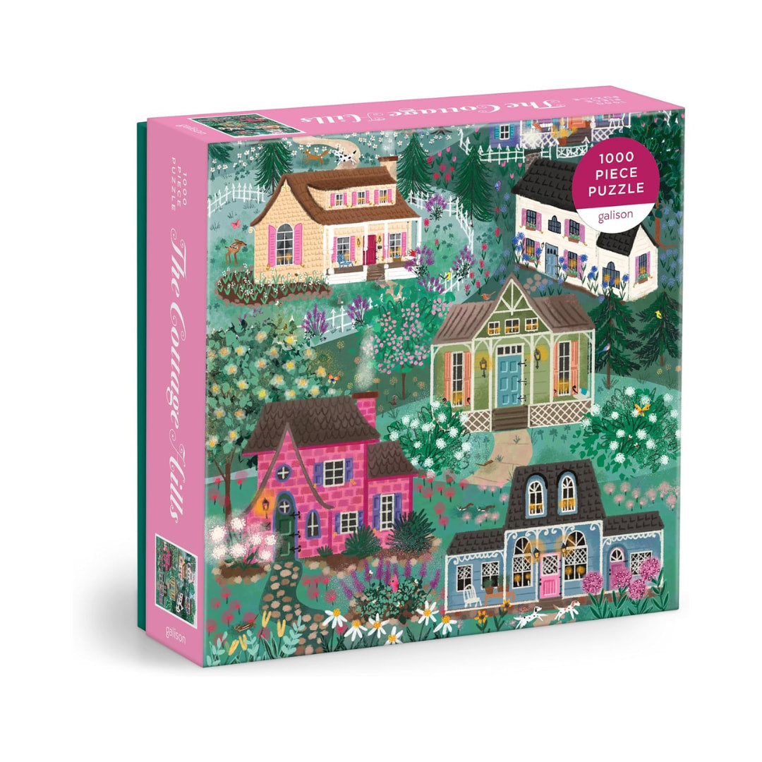 Galison Puzzles - The Cottage Hills 1000 Piece Puzzle - The Puzzle Nerds 