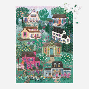 Galison Puzzles - The Cottage Hills 1000 Piece Puzzle - The Puzzle Nerds 