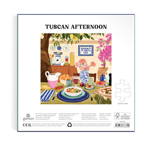 Galison Puzzles - Tuscan Afternoon 500 Piece Puzzle - The Puzzle Nerds 