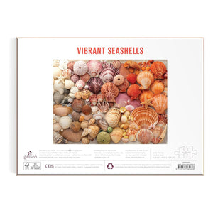 Galison Puzzles - Vibrant Seashells 1000 Piece Puzzle - The Puzzle Nerds  