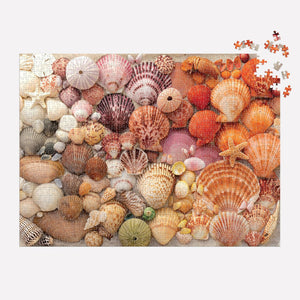 Galison Puzzles - Vibrant Seashells 1000 Piece Puzzle - The Puzzle Nerds  