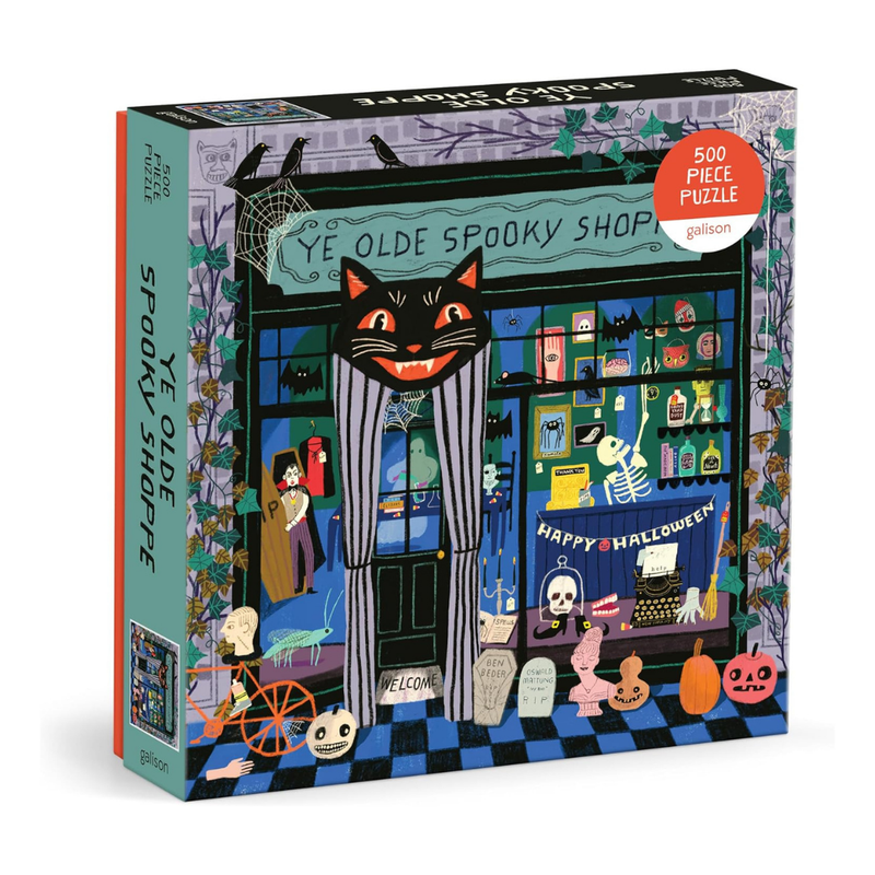 Ye Olde Spooky Shoppe 500 Piece Puzzle – The Puzzle Nerds