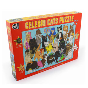 Ginger Fox - Celebri Cats 1000 Piece Puzzle  - The Puzzle Nerds