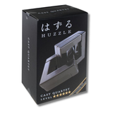 Huzzle metal hand puzzle box on a white background