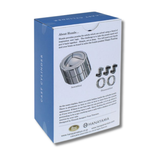 Box packaging for a product with branding and text on a white background