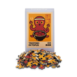 Takoyaki Octopus puzzle set with packaging on a white background