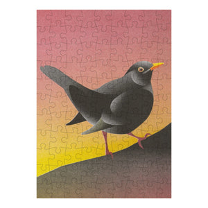 Happily Puzzles - Blackbird 99 Piece Mini Puzzle - The Puzzle Nerds  