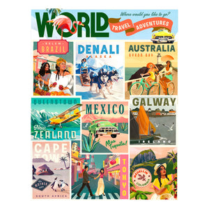 Hardie Grant Puzzles - World Travel Adventures 1000 Piece Puzzle  - The Puzzle Nerds