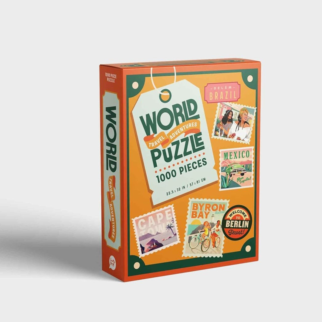 Hardie Grant Puzzles - World Travel Adventures 1000 Piece Puzzle  - The Puzzle Nerds