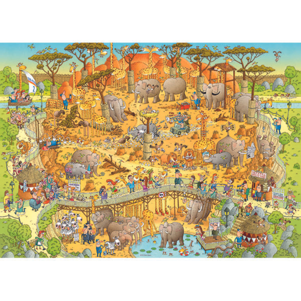 Heye - African Habitat Degano 1000 Piece Puzzle - The Puzzle Nerds 