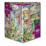 Jigsaw puzzle box with colorful design and 'HEYE' branding