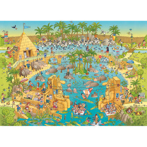 Heye - Nile Habitat Degano 1000 Piece Puzzle - The Puzzle Nerds 