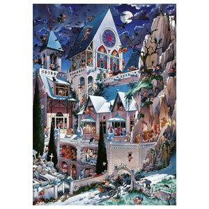 Heye Puzzles - Castle Of Horror 2000 Piece Puzzle - The Puzzle Nerds  