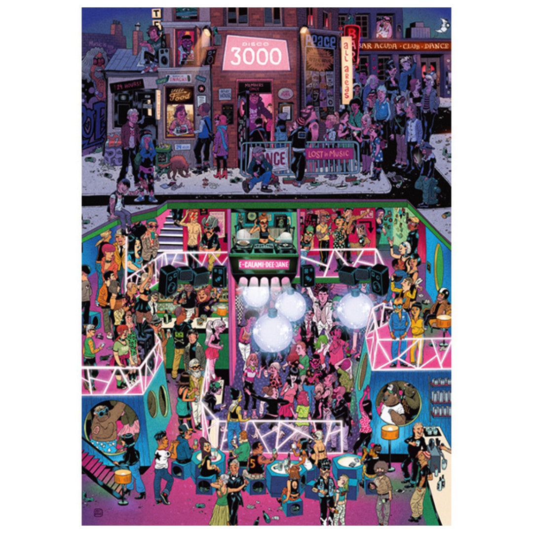 Heye Puzzles - Disco 3000 1000 Piece Puzzle - The Puzzle Nerds 